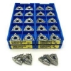Пластины токарные шестиугольные 10 шт для АЛЮМИНИЯ и цветных металлов WNMG080402-AK H01 Korloy (Корея), набор из 10 шт
